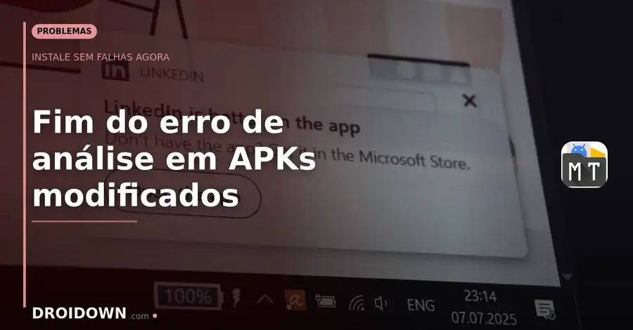 Como corrigir erro de análise ao instalar APK modificado pelo MT Manager