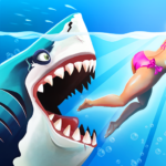 Hungry Shark World v 8.1.6 MOD APK Dinheiro Infinito – Baixar jogo de tubarão